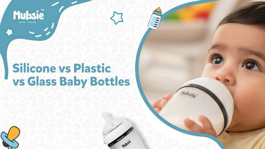 Silicone vs Plastic vs Glass Baby Bottles — Which One Is Best for Your Baby?