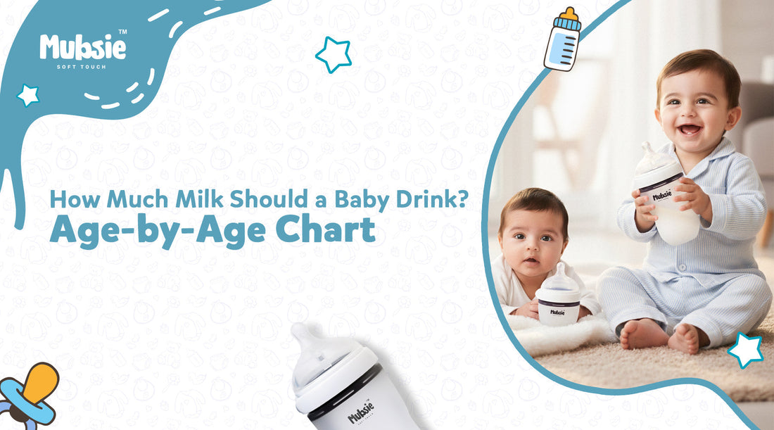 How Much Milk Should a Baby Drink? Age-by-Age Chart