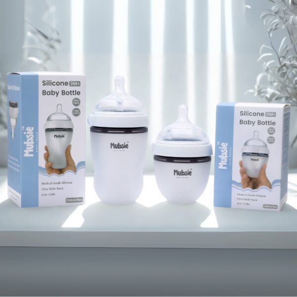 Mubsie Bottles 150ml and 250ml with packing