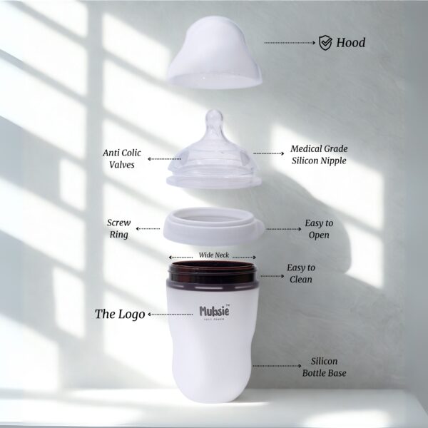 Silicone Baby Feeding Bottle – Anti-Colic, BPA-Free & Easy to Use - Image 11